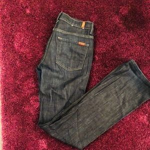 7 for all mankind high waist bootcut jeans